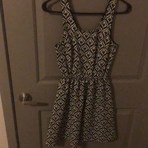 Black and white dress